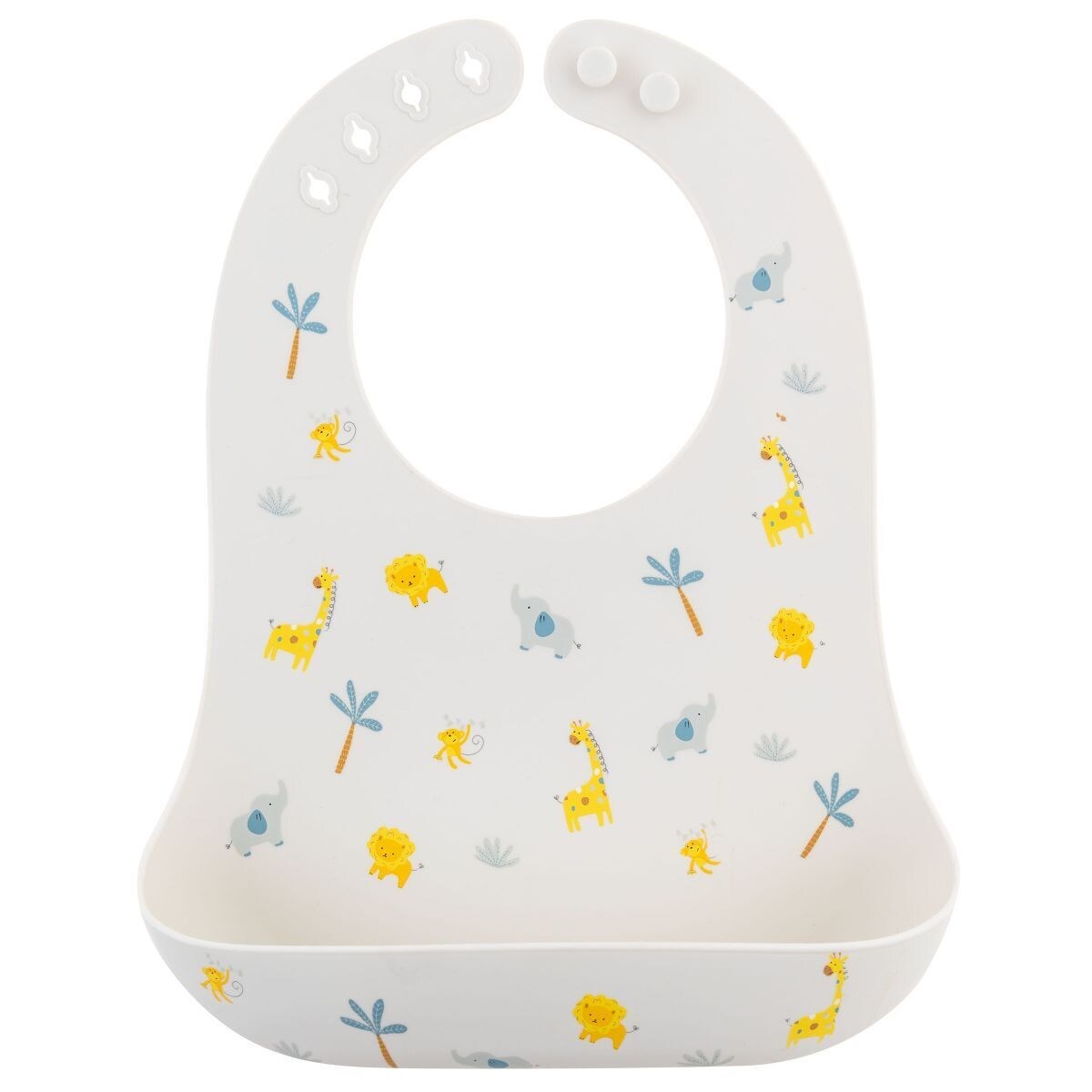 Stephen Joseph All Over Print Silicone Bib (Available in 6 different designs)