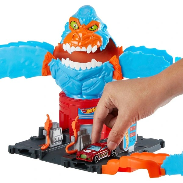Hot Wheels City Wreck & Ride Gorilla Attack Playset