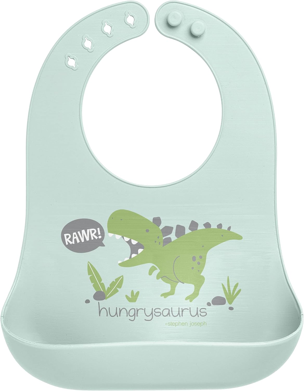 Stephen Joseph Silicone Bibs (Available in 6 different designs)