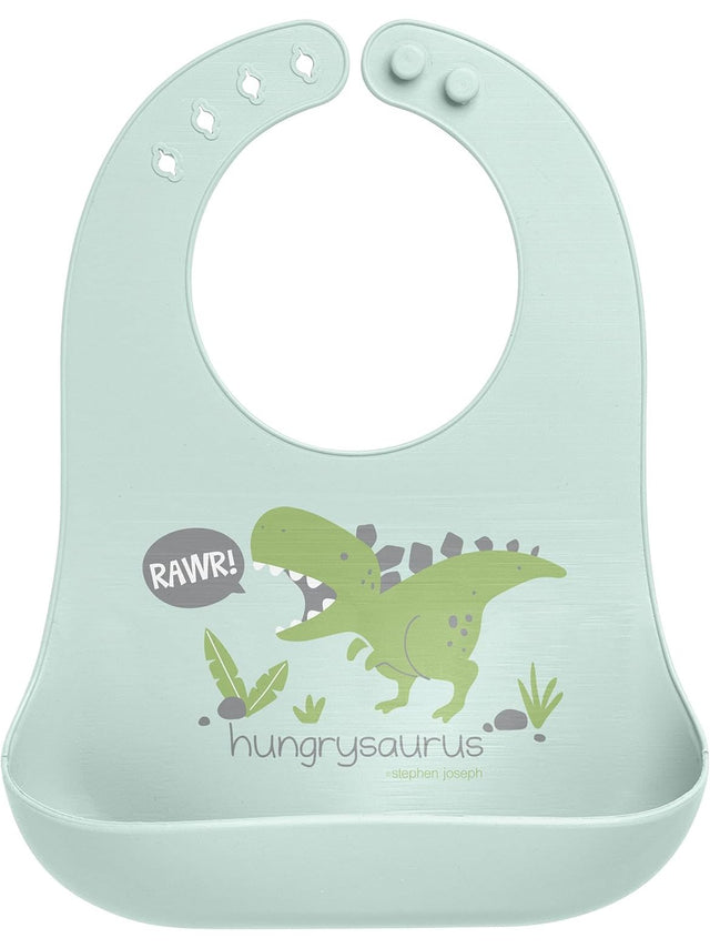 Stephen Joseph Silicone Bibs (Available in 6 different designs)