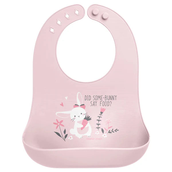 Stephen Joseph Silicone Bibs (Available in 6 different designs)