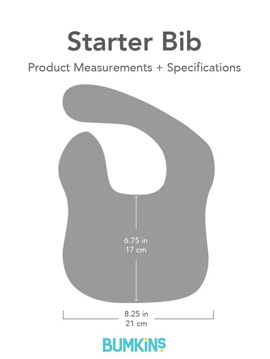 Bumkins Starter Bibs 2 Pack (Available in 7 different designs)