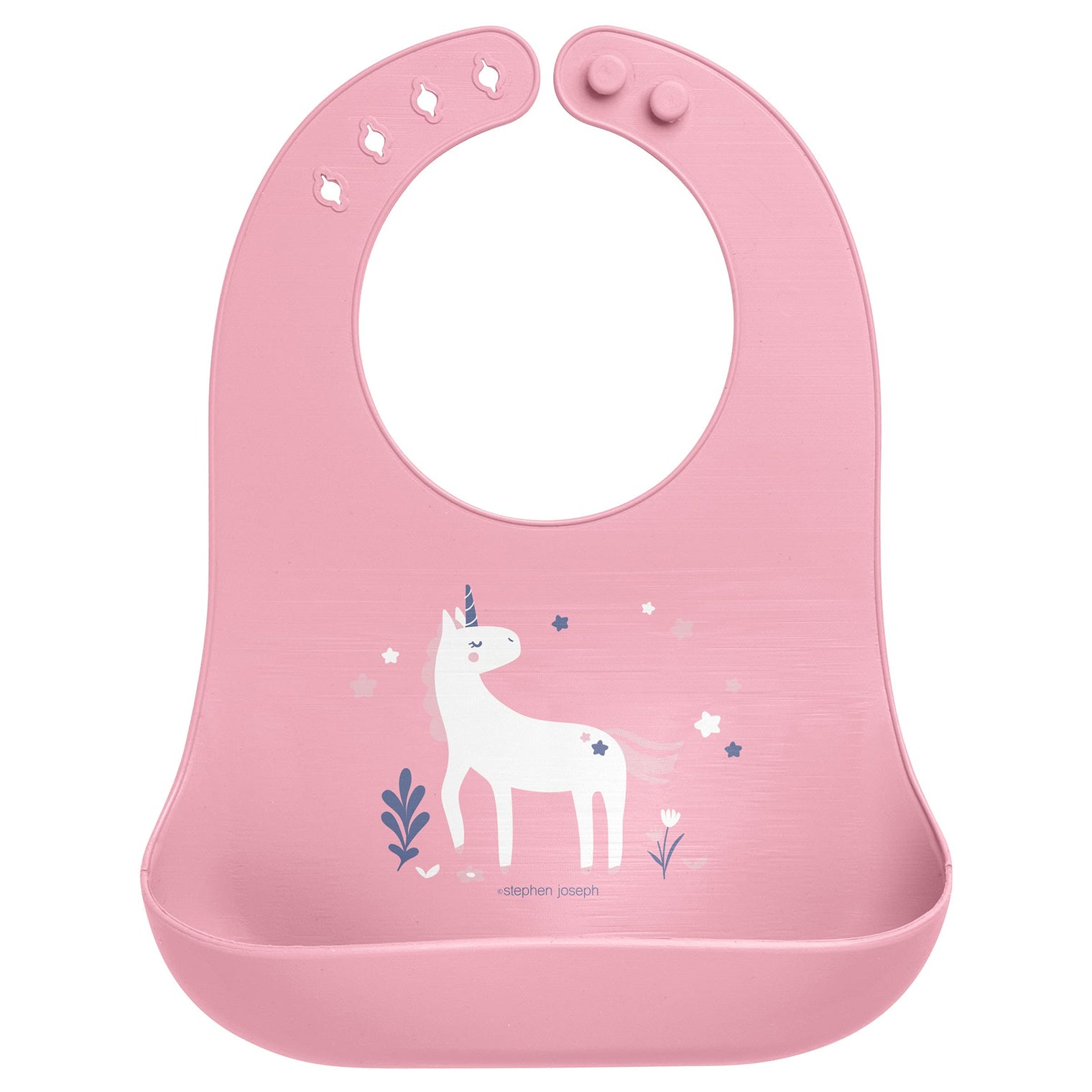 Stephen Joseph Silicone Bibs (Available in 6 different designs)