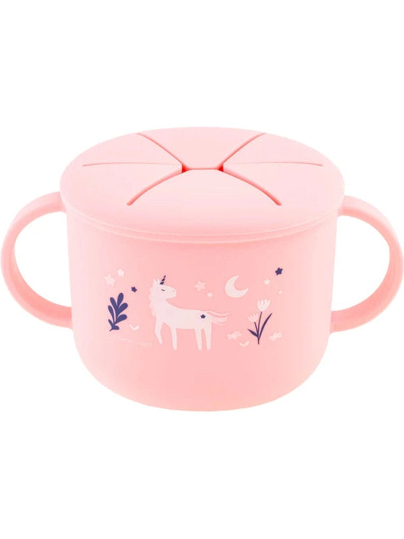 Stephen Joseph Silicone Snack Cup (Available in 5 different designs)