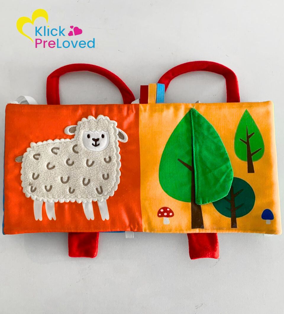 PreLoved Baby Activity Cloth Book 0m+ (Gently Used)