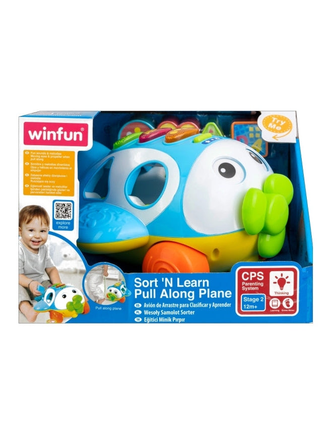Sort 'N Learn Pull Along Plane