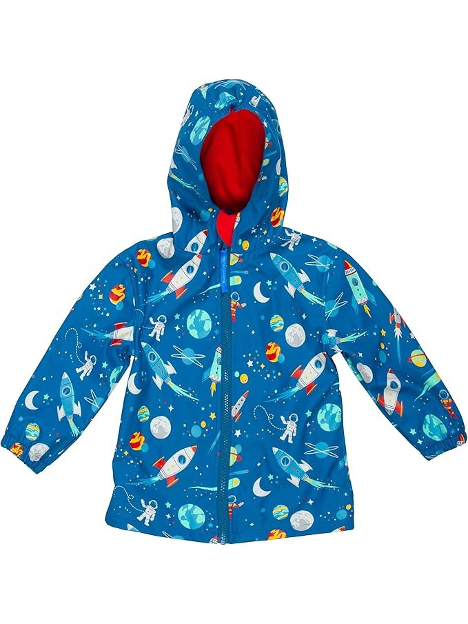 Boys Stephen Joseph Raincoats - Space (4 Sizes Available)