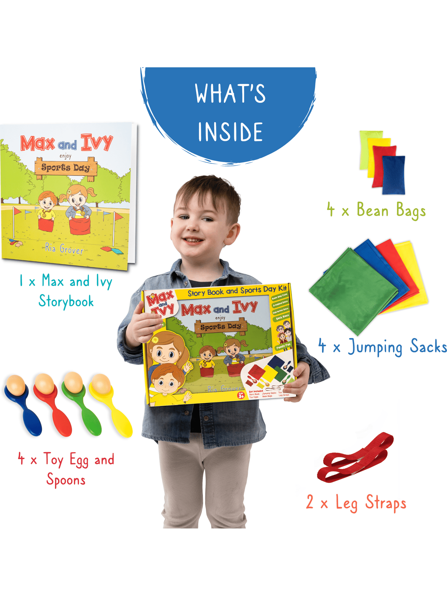 Max and Ivy enjoy Sports Day