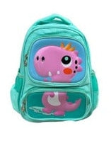 13” Dinosaur Girl's School Bag - Teal