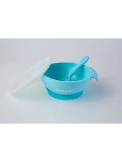 Moobi Silicone Suction Bowl - (Spoon and Cover not included) 3 colors available