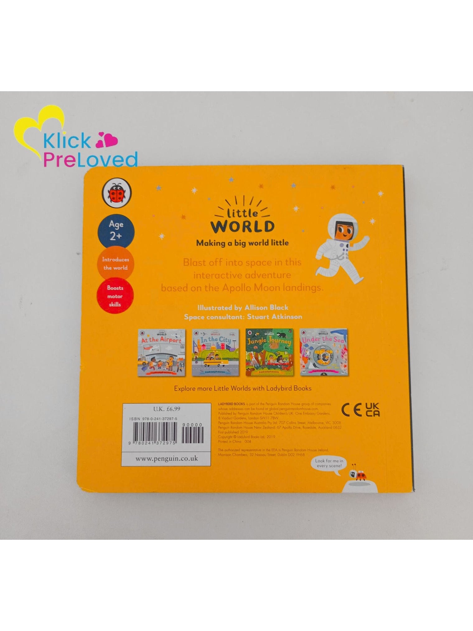 PreLoved Little World: To the Moon: A push-and-pull adventure - Allison Black (Gently Used)