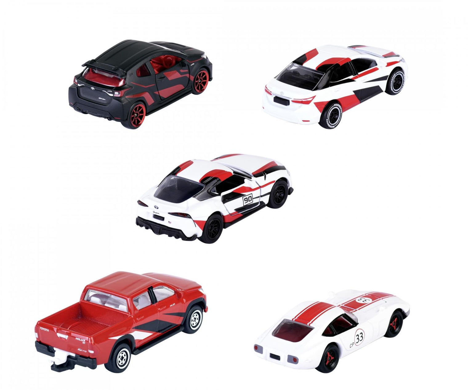 Majorette Toyota Racing 5 Pieces Giftpack
