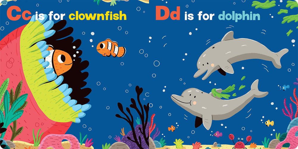 Under the Sea abc - Sam Rennocks (Paperback)