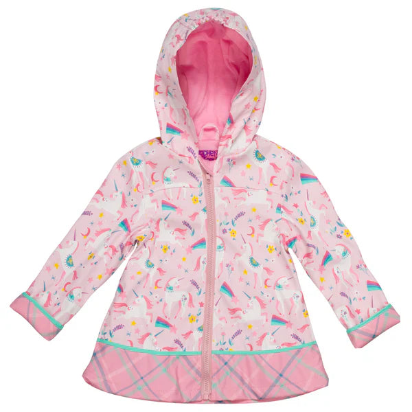 Girls Stephen Joseph Raincoats - Unicorn (6 Sizes Available)