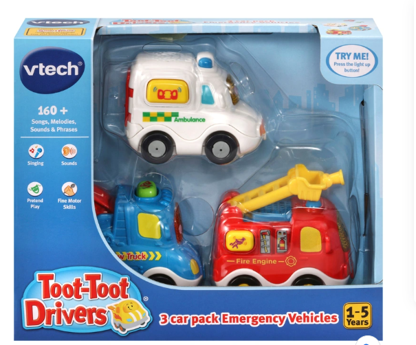 VTech Toot-Toot Drivers Toy Cars Emergency