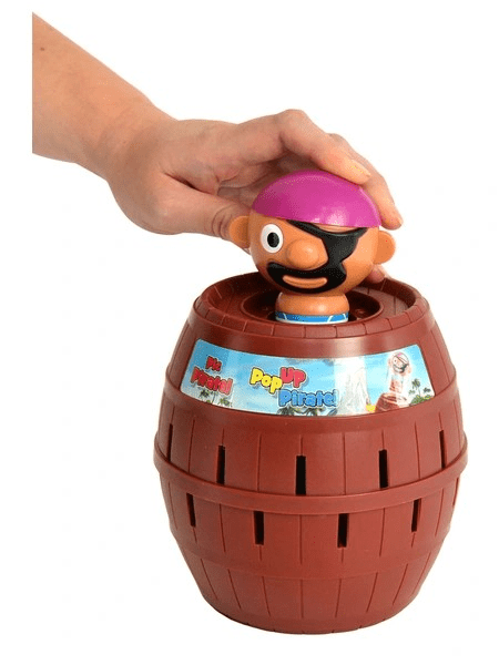 TOMY Pop-Up Pirate Game