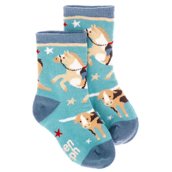 Stephen Joseph Toddler Socks - Western (3 sizes available)