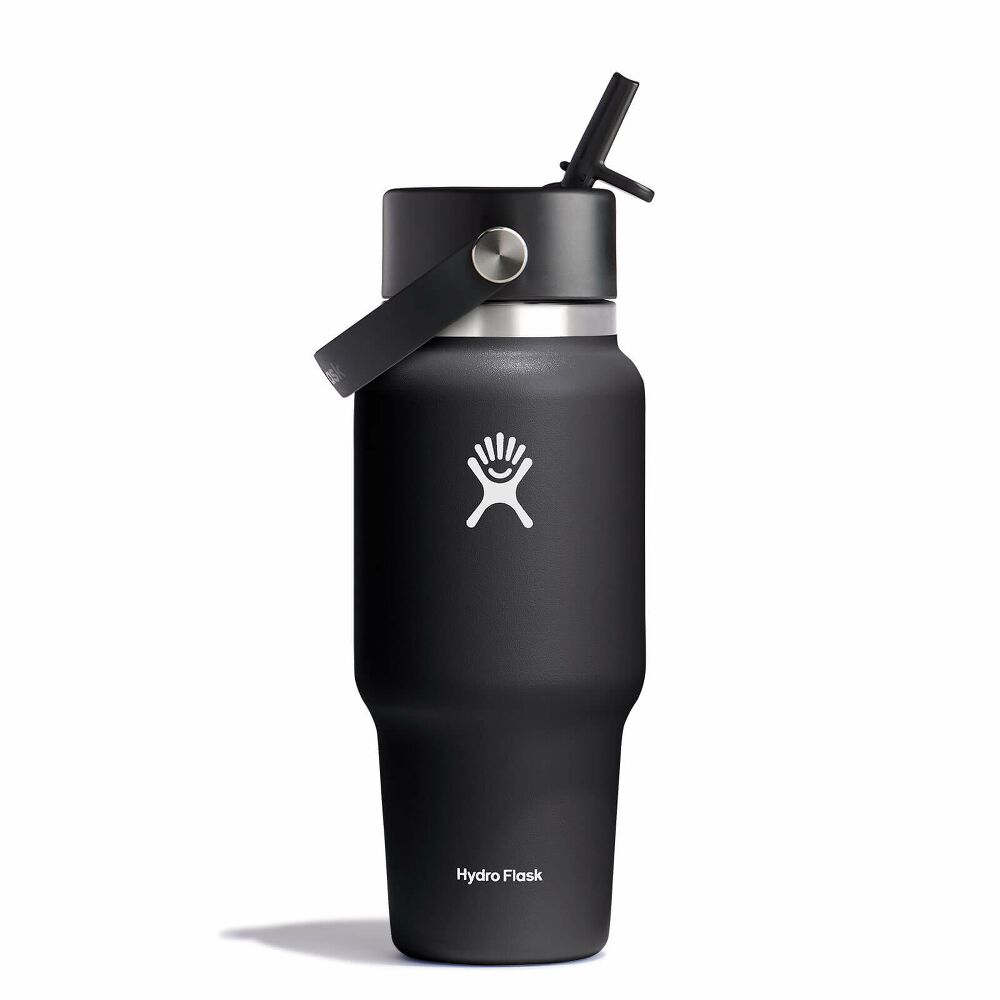Hydro Flask 24 oz Wide Mouth Travel Bottle with Flex Straw Cap (4 colours available)