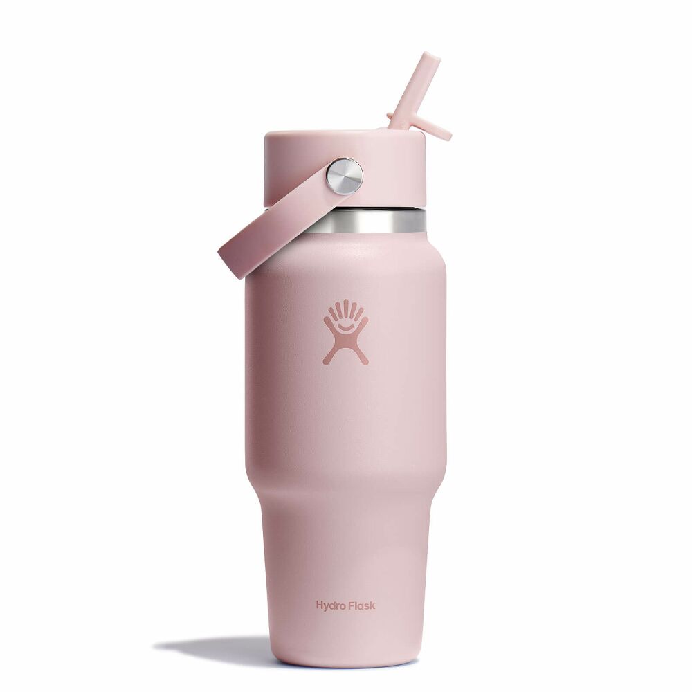 Hydro Flask 24 oz Wide Mouth Travel Bottle with Flex Straw Cap (4 colours available)