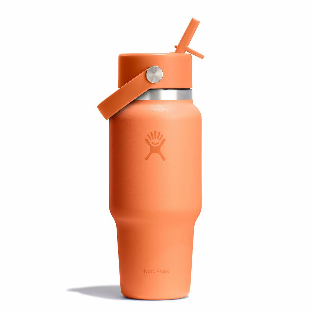 Hydro Flask 24 oz Wide Mouth Travel Bottle with Flex Straw Cap (4 colours available)
