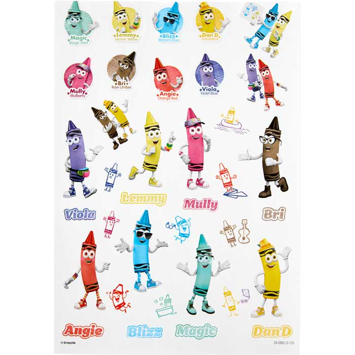 Crayola Limited Edition Coloring Book & Stickers, 96 Pages