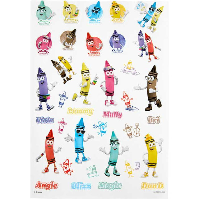 Crayola Limited Edition Coloring Book & Stickers, 96 Pages