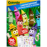 Crayola Limited Edition Coloring Book & Stickers, 96 Pages