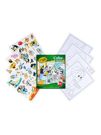 Crayola Bluey Colour & Sticker Book with 50+ Stickers