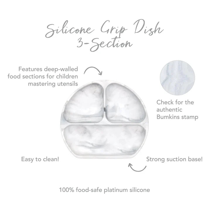 Bumkins Silicone Grip Dish (13 colors available)