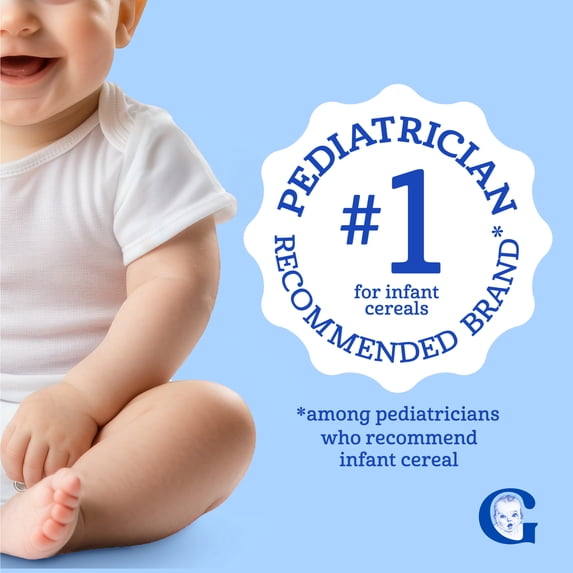 Gerber Oatmeal & Fruit - Banana with Probiotic Oatmeal Cereal 8 oz (227g) - 12Months+