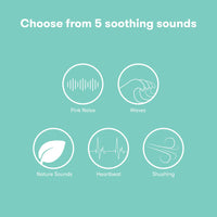 Frida baby 2-in-1 Portable Sound Machine + Nightlight - White