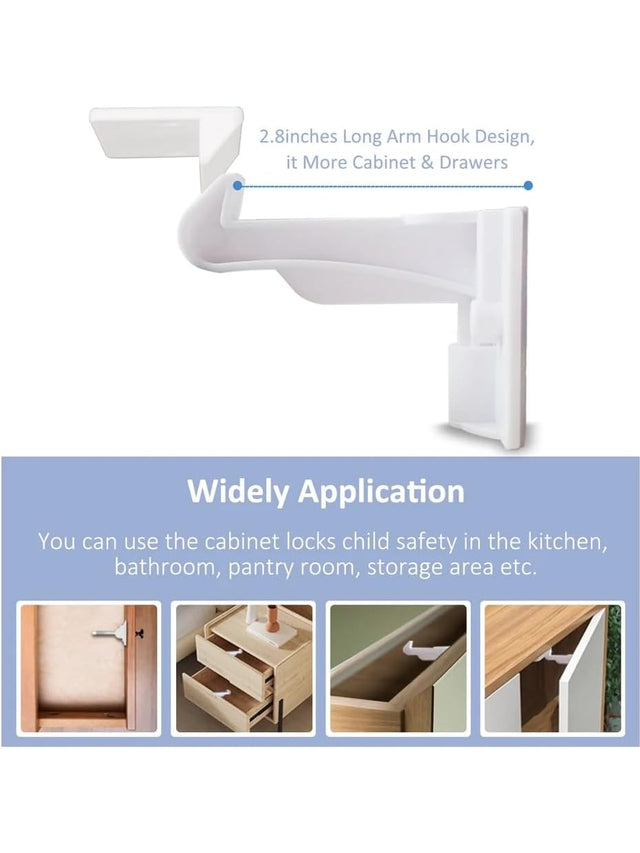 10 Pack Baby Proofing Child Safety Cabinet Lock