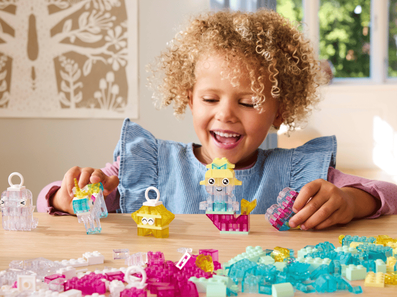 LEGO Classic Transparent Magic Box 11040 - 340 Parts