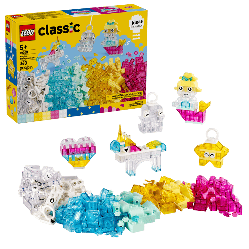 LEGO Classic Transparent Magic Box 11040 - 340 Parts