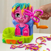 Play-Doh Hair Stylin' Salon Playset with 6 Cans, Pretend Play Toys