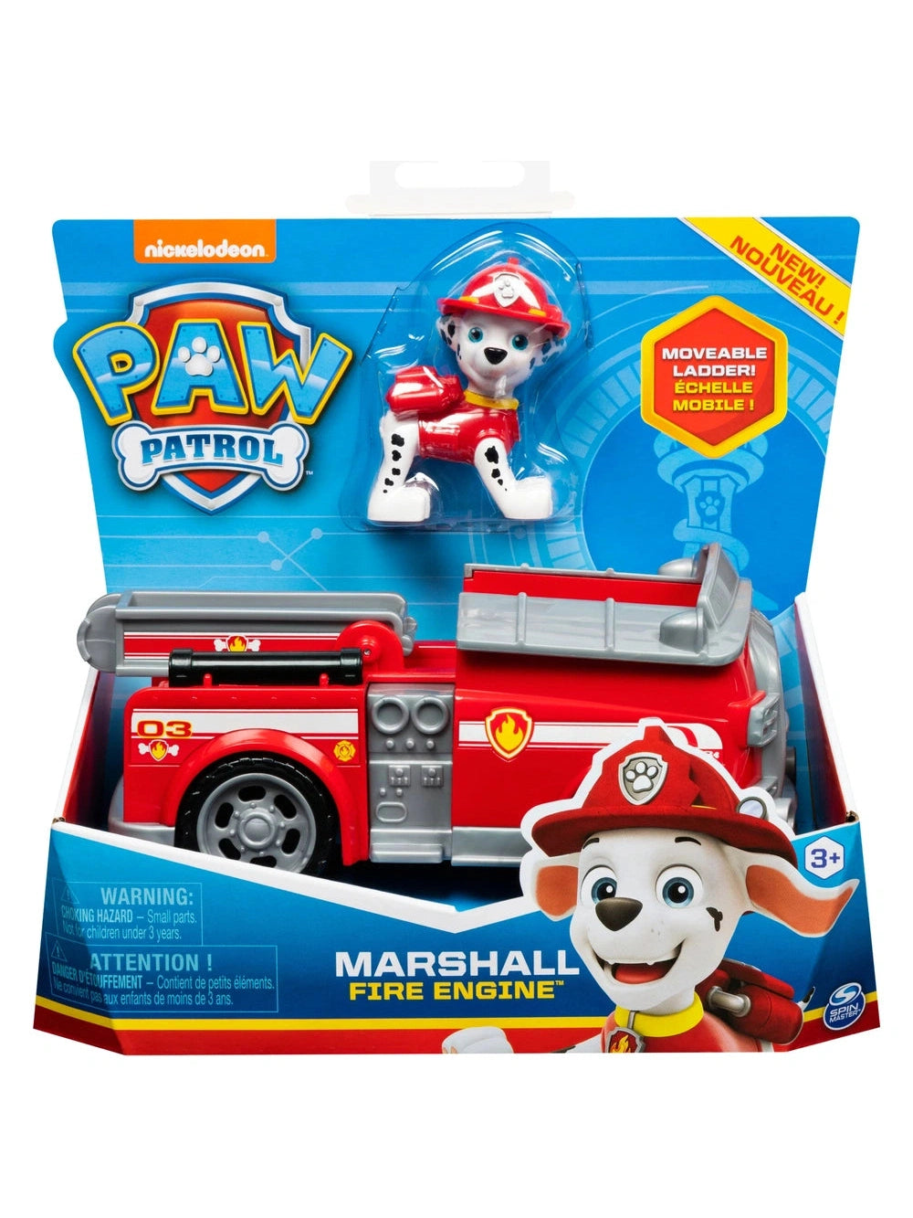 Paw Patrol Rescue Vehicle Marshall Fire Engine