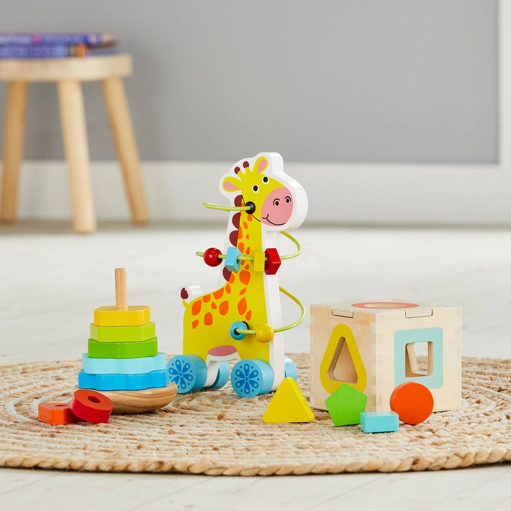 Squirrel Play Wooden Toys 3-in-1 Gift Set