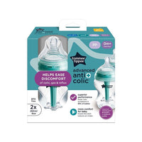 Tommee Tippee Advanced Anti-Colic Bottles - 2 Pieces 260ml- 0M+