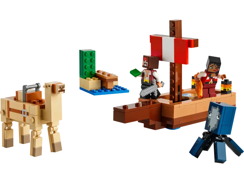 Lego Minecraft Pirate Ship Voyage