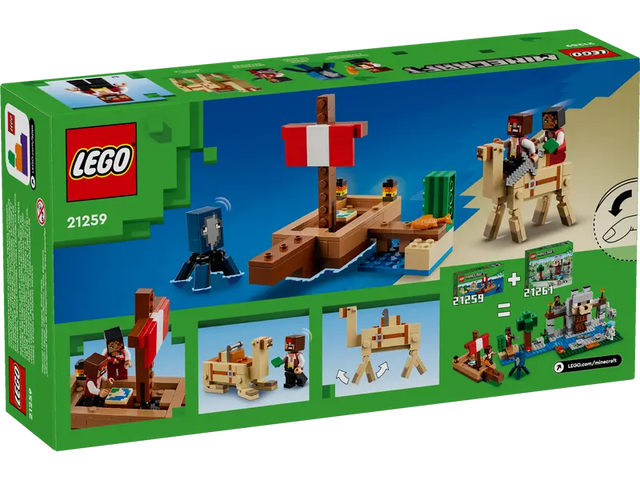 Lego Minecraft Pirate Ship Voyage