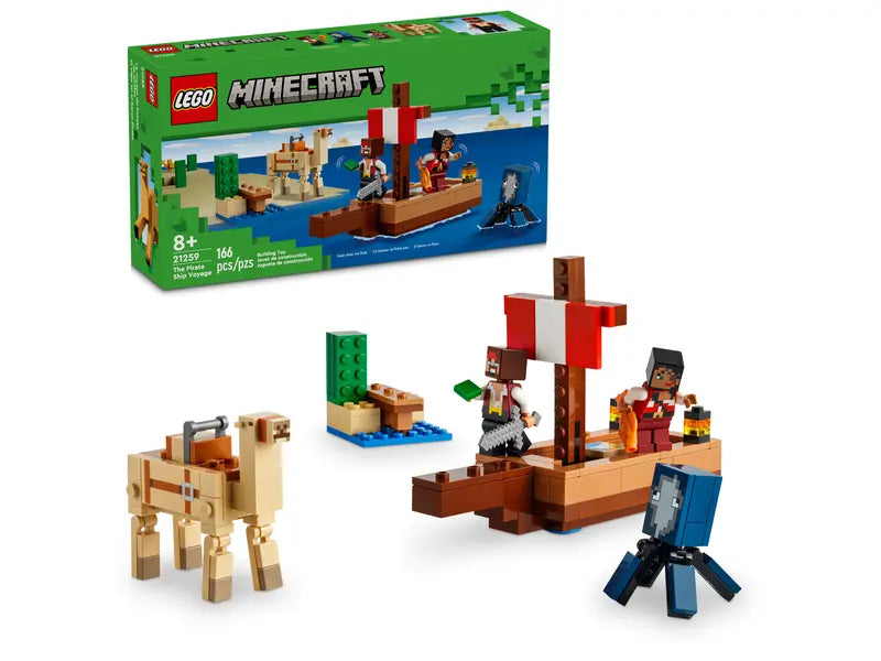 Lego Minecraft Pirate Ship Voyage