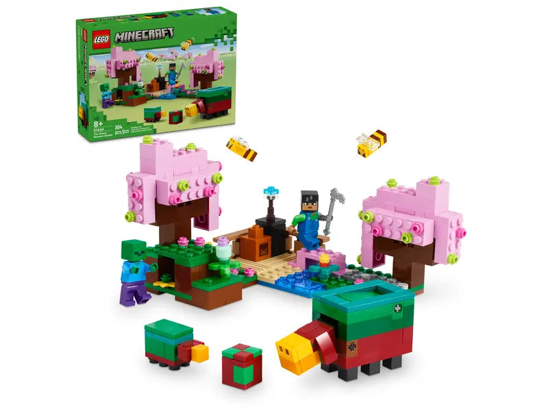 Lego Minecraft Cherry Blossom Garden