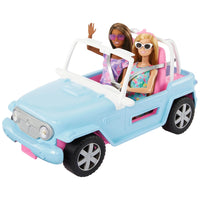 Barbie Jeep with Dolls and Accessories