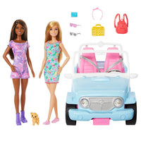 Barbie Jeep with Dolls and Accessories