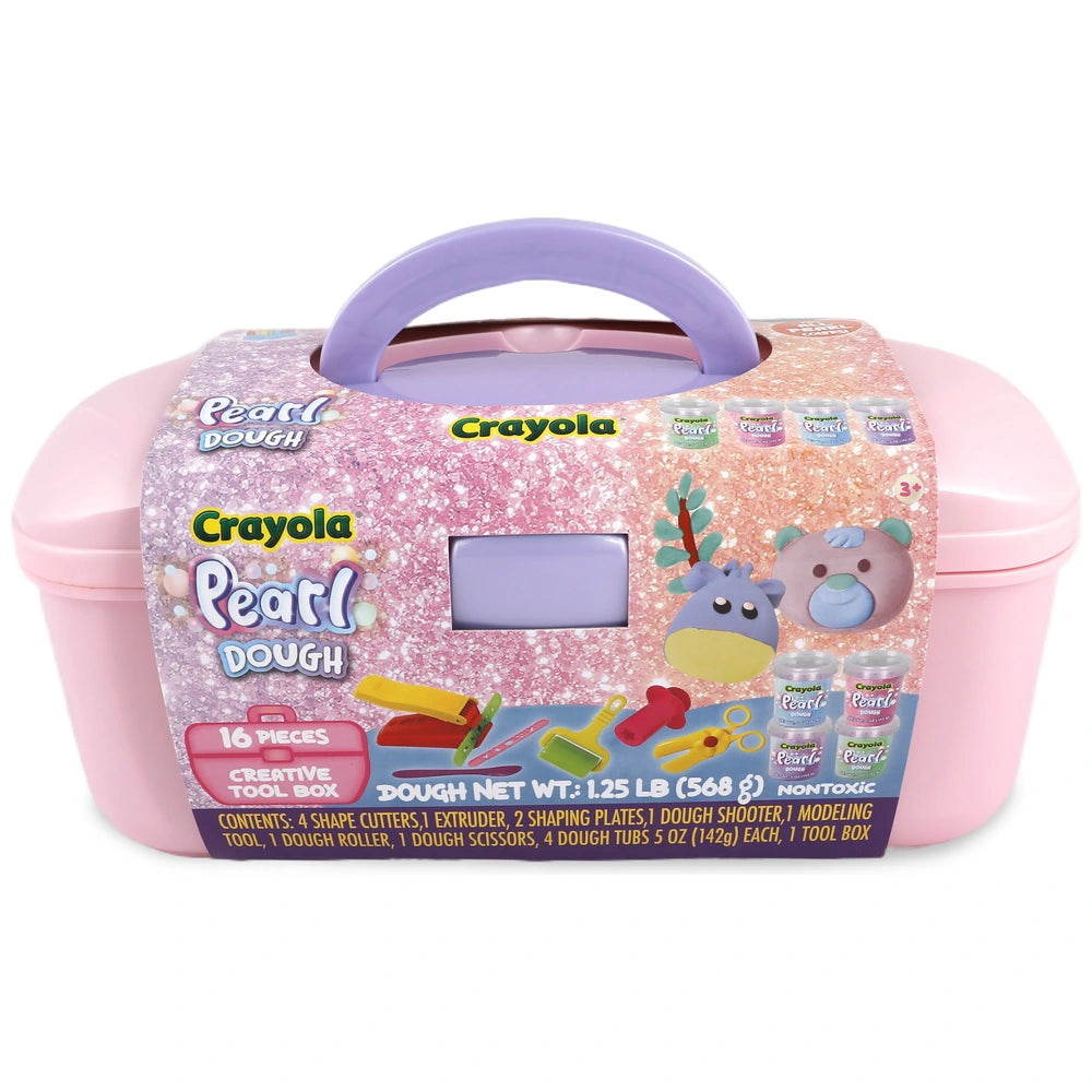 Crayola Dough Tubs Pearl Creative Tool Box 16 Piece Set – Klick Africa