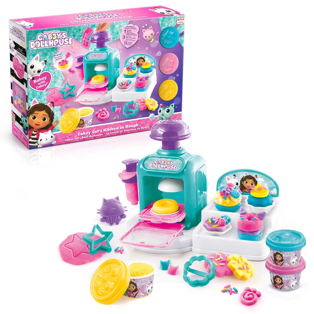Gabby's Dollhouse Cakey Cat's Dough Tub Kitchen Playset