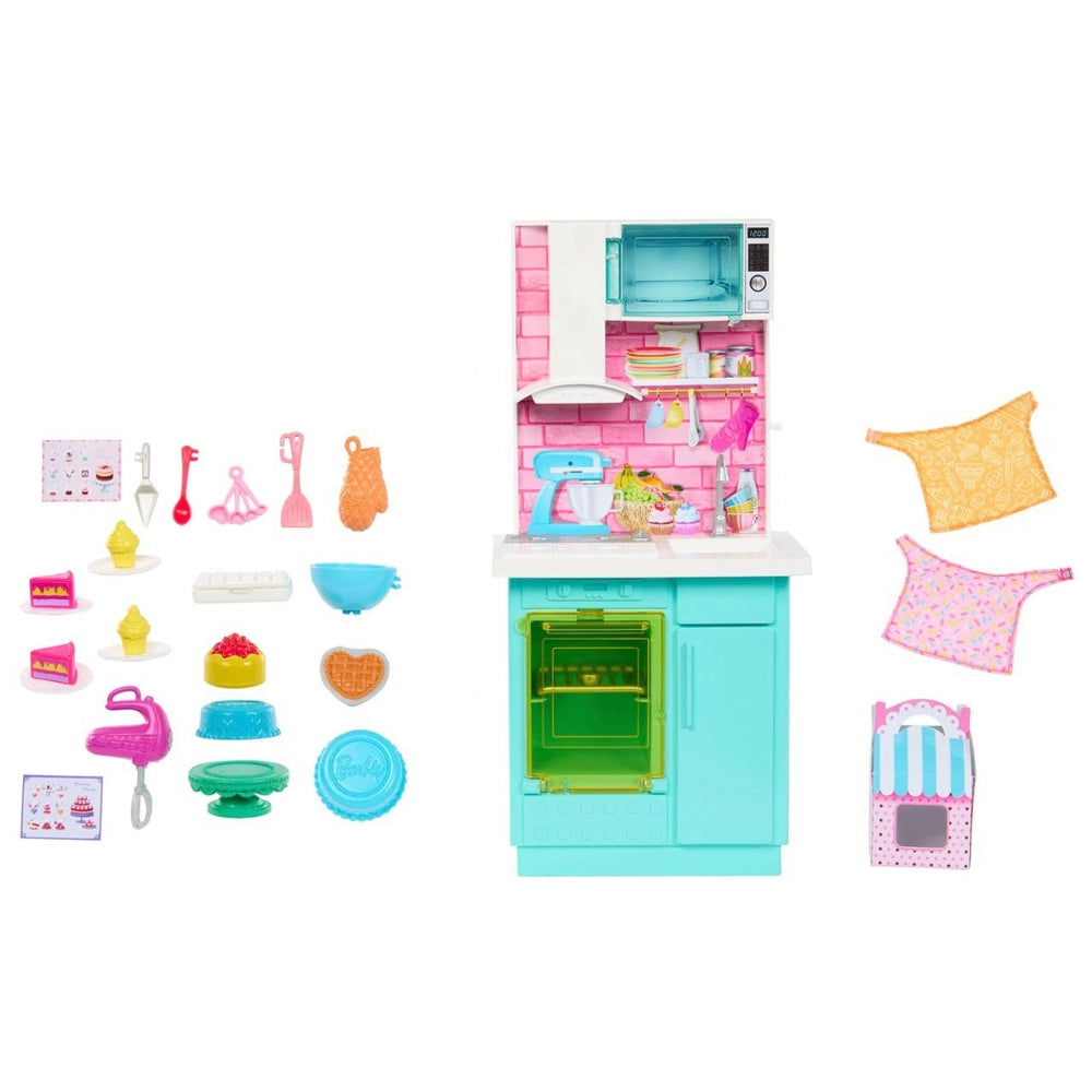 Barbie Celebration Fun Baking Kitchen Playset