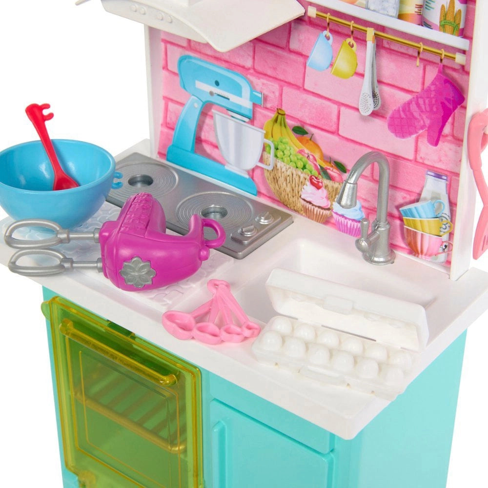 Barbie Celebration Fun Baking Kitchen Playset