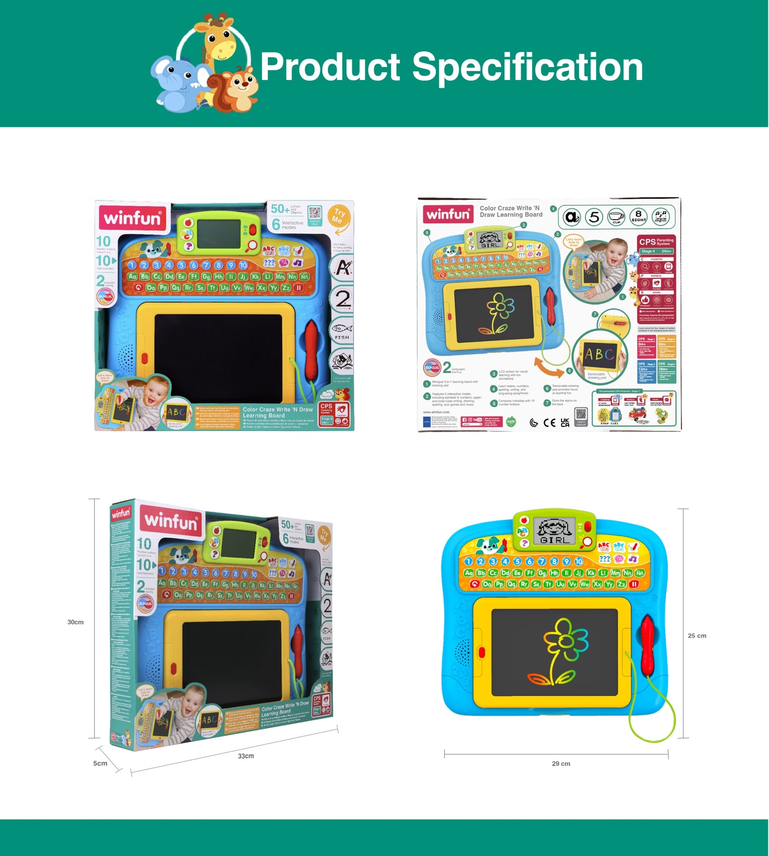 Color Craze Write 'N Draw Learning