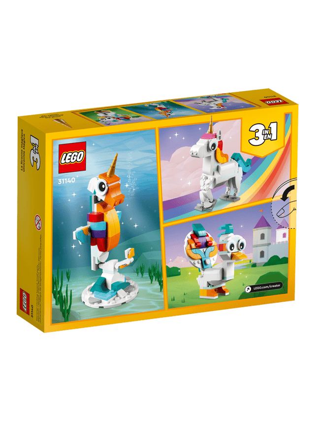 LEGO 3-in-1 Magical Unicorn Building Set 31140 - 145 Parts